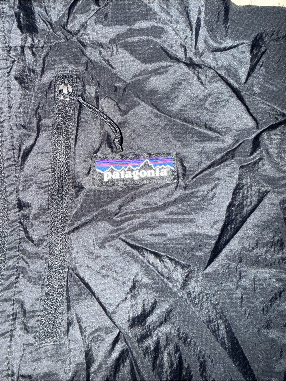 Patagonia Black Hooded Houdini Womens Large - Picture 2 of 3